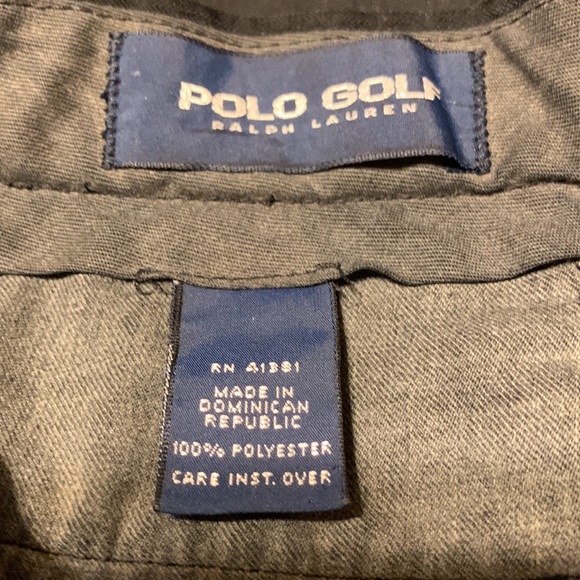Polo Golf Ralph Lauren black pleated shorts, 32 - Picture 3 of 4
